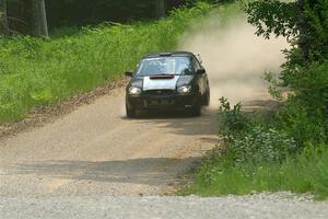 Mike Ryan's Subaru Impreza 2.5RS on SS1, Camp 3 North.