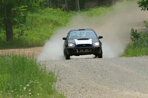 Mike Ryan's Subaru Impreza 2.5RS on SS1, Camp 3 North.