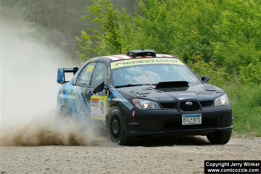 Matt James / Jackie James Subaru Impreza on SS1, Camp 3 North.