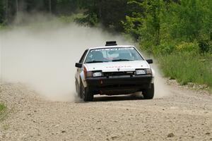 Eric Anderson / Taylor Haelterman Toyota Celica GTS on SS1, Camp 3 North.