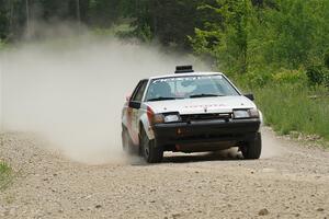 Eric Anderson / Taylor Haelterman Toyota Celica GTS on SS1, Camp 3 North.