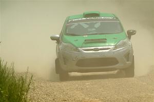 Eric Dieterich / Cherese Wyatt Ford Fiesta on SS1, Camp 3 North.