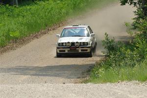 Heath Shively / Elena Huizar BMW 325i on SS1, Camp 3 North.