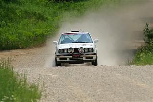 Heath Shively / Elena Huizar BMW 325i on SS1, Camp 3 North.