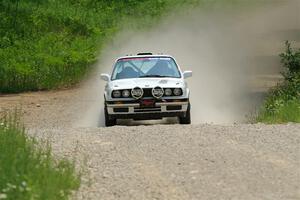 Heath Shively / Elena Huizar BMW 325i on SS1, Camp 3 North.