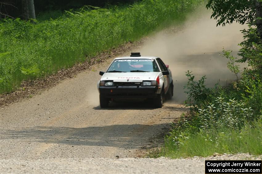 Eric Anderson / Taylor Haelterman Toyota Celica GTS on SS1, Camp 3 North.