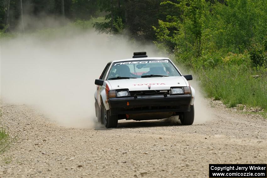 Eric Anderson / Taylor Haelterman Toyota Celica GTS on SS1, Camp 3 North.