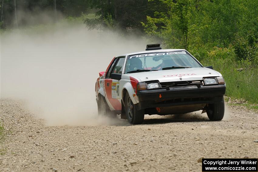 Eric Anderson / Taylor Haelterman Toyota Celica GTS on SS1, Camp 3 North.