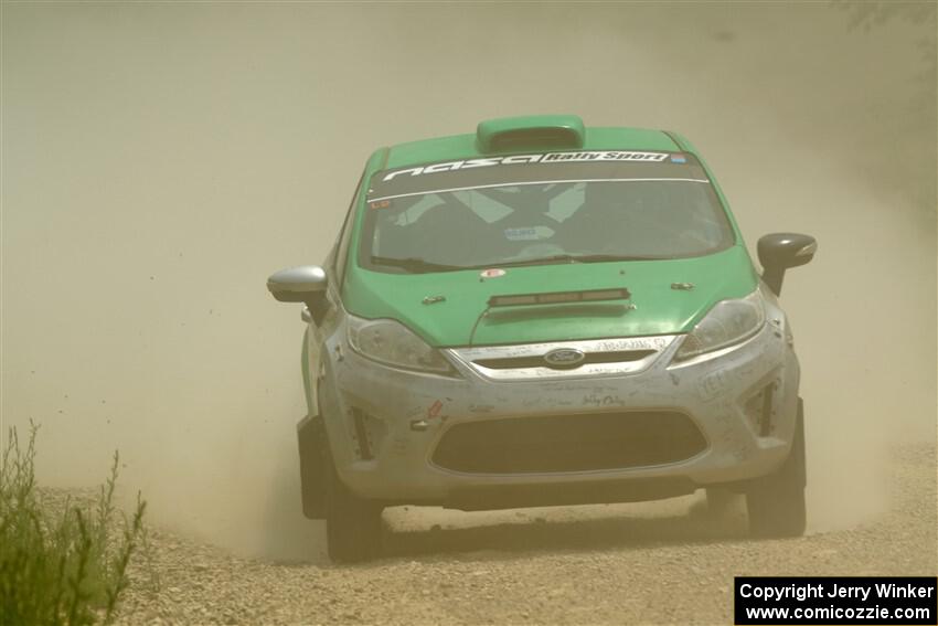 Eric Dieterich / Cherese Wyatt Ford Fiesta on SS1, Camp 3 North.