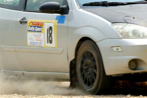 Srikanth Nayini / Otis Lee Miller Ford Focus SVT on SS1, Camp 3 North.