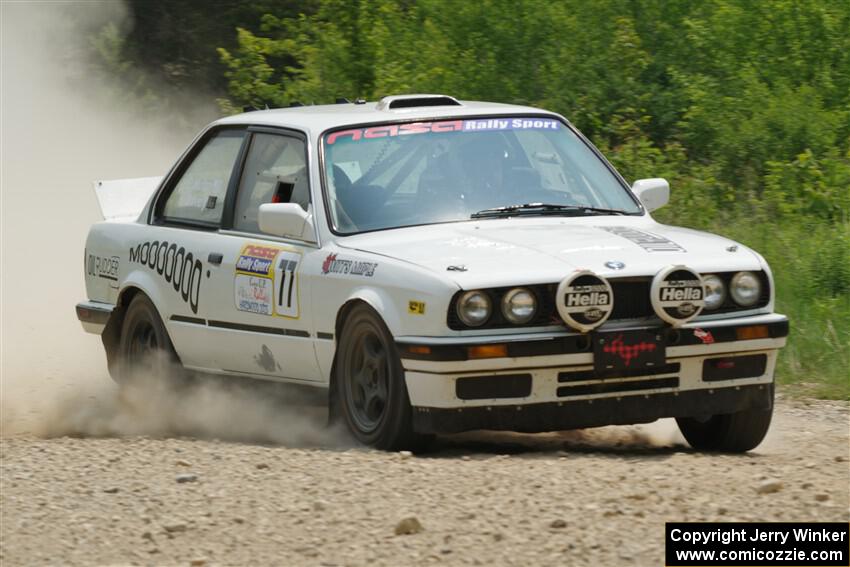 Heath Shively / Elena Huizar BMW 325i on SS1, Camp 3 North.