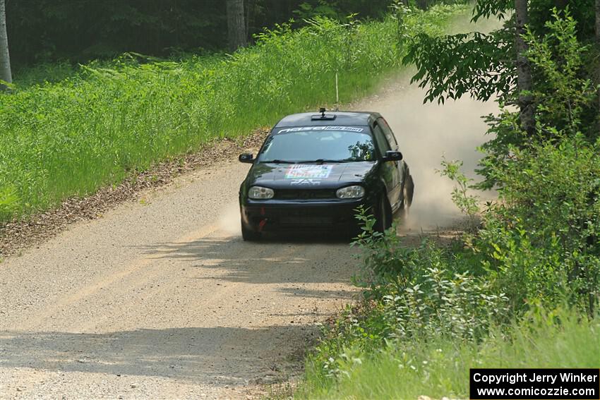 Chase Blakely / Mike Callaway VW GTI on SS1, Camp 3 North.