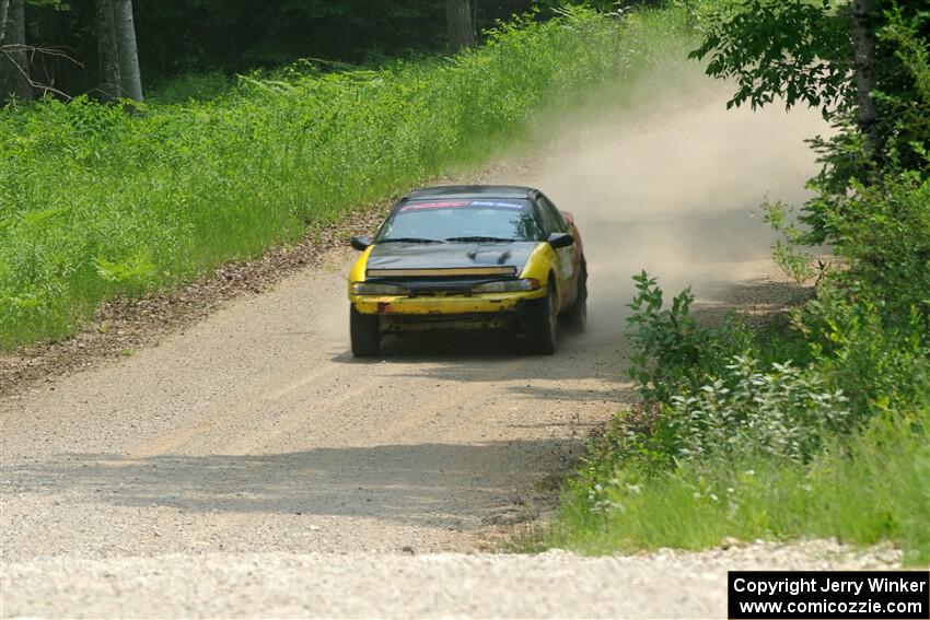 Eli Goethel / Max Sutton Mitsubishi Eclipse on SS1, Camp 3 North.