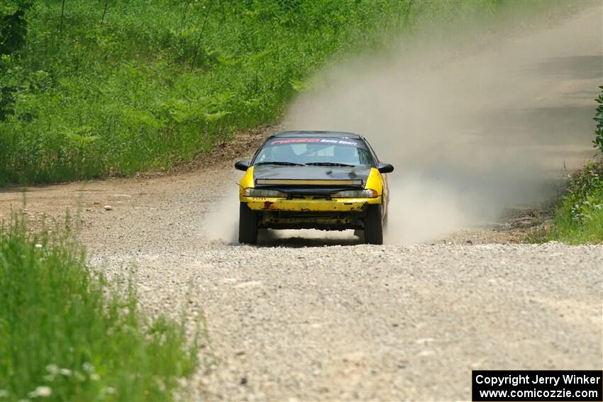 Eli Goethel / Max Sutton Mitsubishi Eclipse on SS1, Camp 3 North.