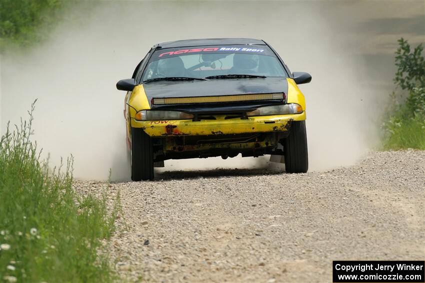 Eli Goethel / Max Sutton Mitsubishi Eclipse on SS1, Camp 3 North.