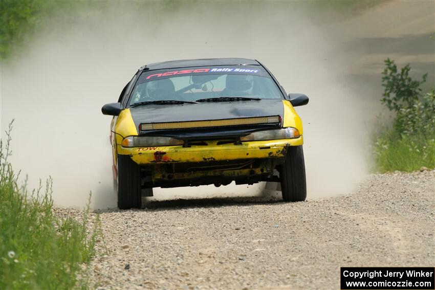 Eli Goethel / Max Sutton Mitsubishi Eclipse on SS1, Camp 3 North.