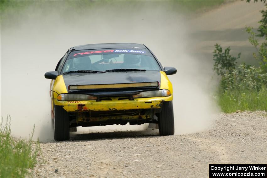 Eli Goethel / Max Sutton Mitsubishi Eclipse on SS1, Camp 3 North.