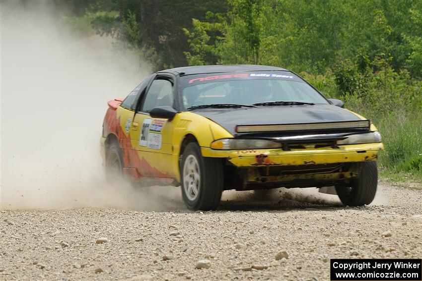 Eli Goethel / Max Sutton Mitsubishi Eclipse on SS1, Camp 3 North.