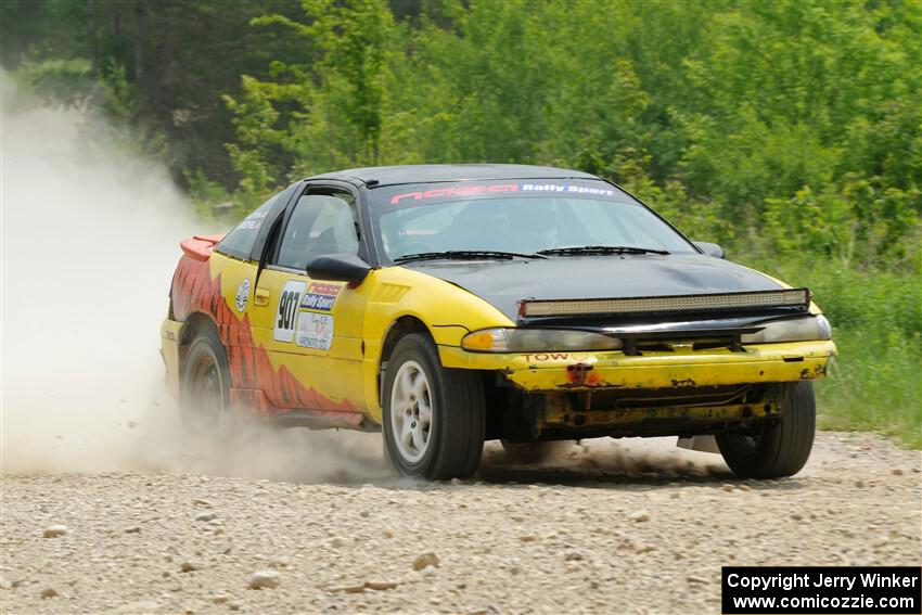 Eli Goethel / Max Sutton Mitsubishi Eclipse on SS1, Camp 3 North.