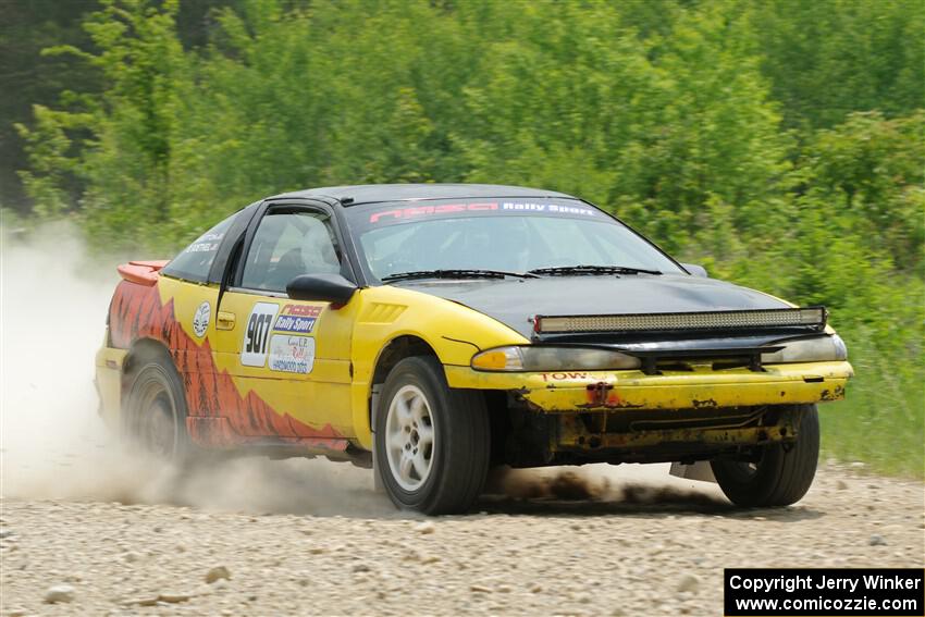 Eli Goethel / Max Sutton Mitsubishi Eclipse on SS1, Camp 3 North.