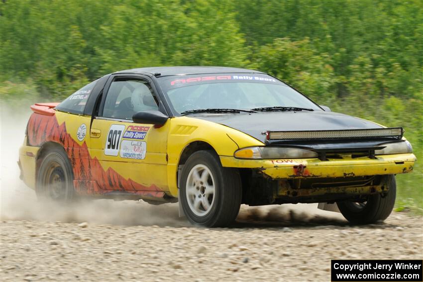 Eli Goethel / Max Sutton Mitsubishi Eclipse on SS1, Camp 3 North.