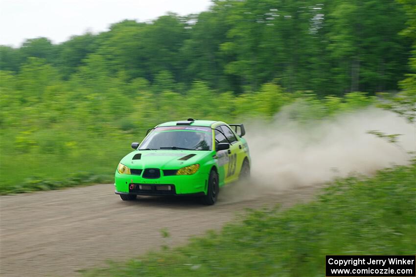 Mike Engle / Morgan Engle Subaru WRX STi on SS2, Skunk Creek.