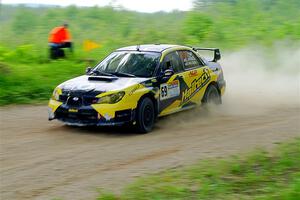 Colin Schulz / Ian Nelson Subaru WRX STi on SS2, Skunk Creek.