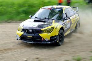 Colin Schulz / Ian Nelson Subaru WRX STi on SS2, Skunk Creek.