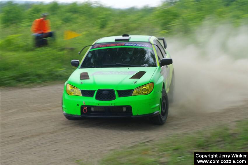 Mike Engle / Morgan Engle Subaru WRX STi on SS2, Skunk Creek.