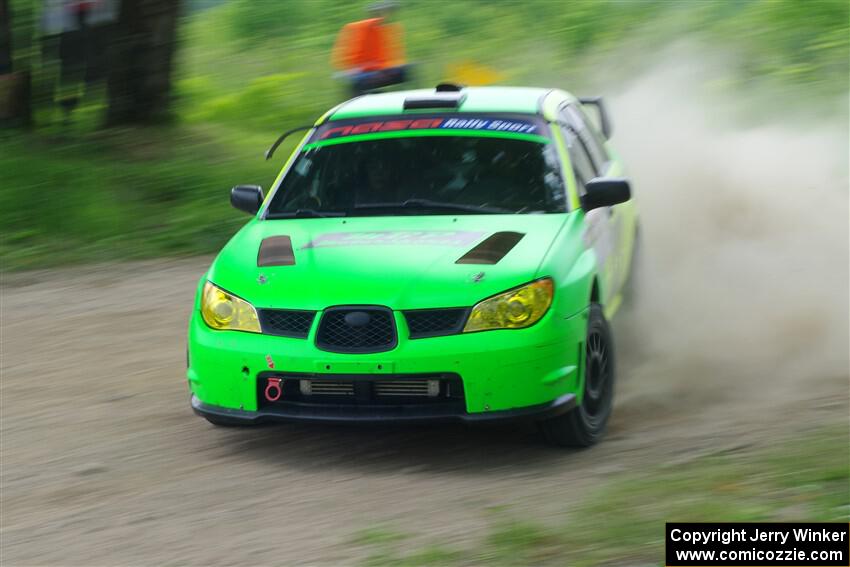 Mike Engle / Morgan Engle Subaru WRX STi on SS2, Skunk Creek.