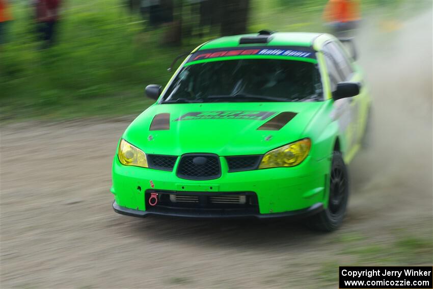 Mike Engle / Morgan Engle Subaru WRX STi on SS2, Skunk Creek.