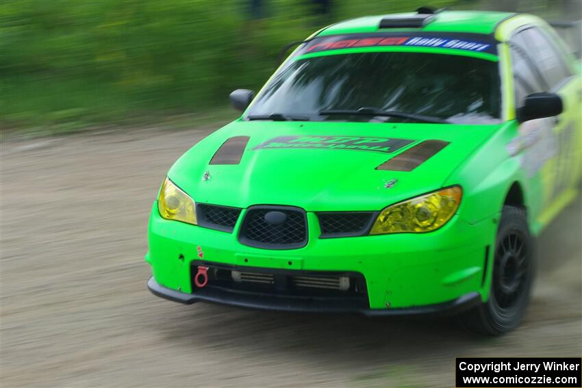 Mike Engle / Morgan Engle Subaru WRX STi on SS2, Skunk Creek.