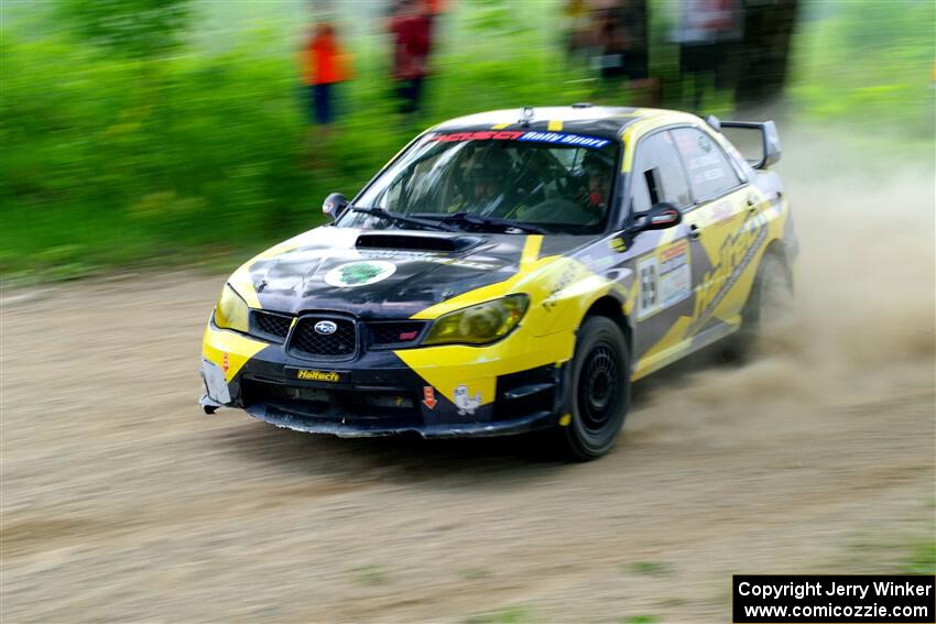 Colin Schulz / Ian Nelson Subaru WRX STi on SS2, Skunk Creek.