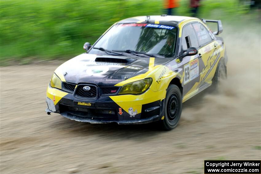 Colin Schulz / Ian Nelson Subaru WRX STi on SS2, Skunk Creek.