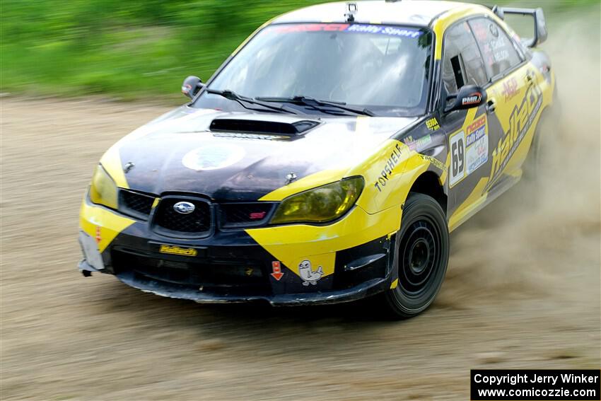 Colin Schulz / Ian Nelson Subaru WRX STi on SS2, Skunk Creek.