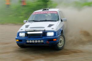 Perry Seaman / Patty Seaman Merkur XR4Ti on SS2, Skunk Creek.