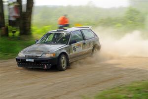 Nick Lyle / Kevin Dobrowolski Honda Civic Si on SS2, Skunk Creek.