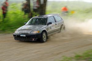 Nick Lyle / Kevin Dobrowolski Honda Civic Si on SS2, Skunk Creek.