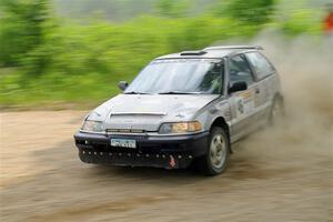 Nick Lyle / Kevin Dobrowolski Honda Civic Si on SS2, Skunk Creek.