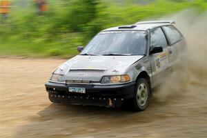 Nick Lyle / Kevin Dobrowolski Honda Civic Si on SS2, Skunk Creek.