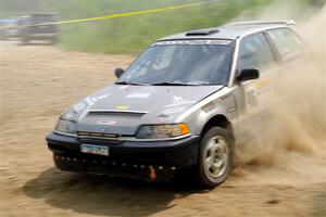 Nick Lyle / Kevin Dobrowolski Honda Civic Si on SS2, Skunk Creek.