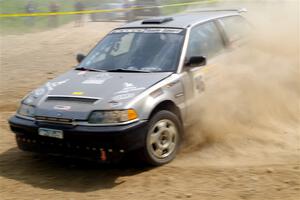 Nick Lyle / Kevin Dobrowolski Honda Civic Si on SS2, Skunk Creek.