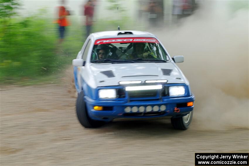 Perry Seaman / Patty Seaman Merkur XR4Ti on SS2, Skunk Creek.