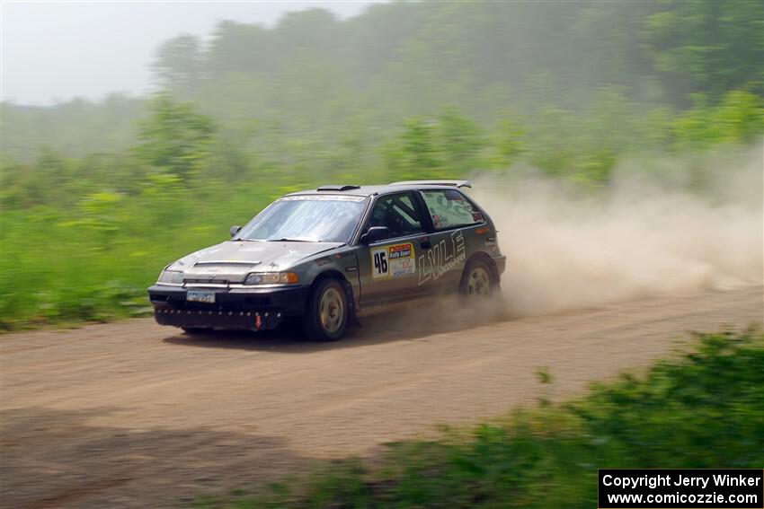 Nick Lyle / Kevin Dobrowolski Honda Civic Si on SS2, Skunk Creek.