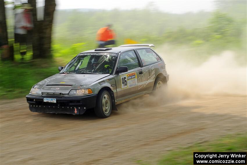 Nick Lyle / Kevin Dobrowolski Honda Civic Si on SS2, Skunk Creek.