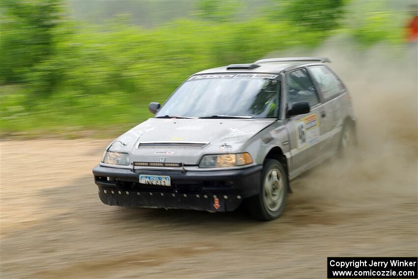 Nick Lyle / Kevin Dobrowolski Honda Civic Si on SS2, Skunk Creek.