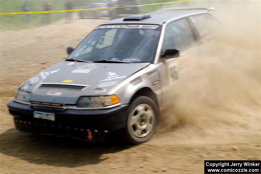 Nick Lyle / Kevin Dobrowolski Honda Civic Si on SS2, Skunk Creek.