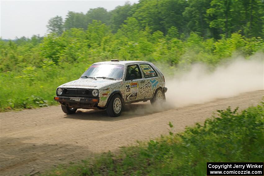 Mark Rokus / Mike Van Alphen VW GTI on SS2, Skunk Creek.