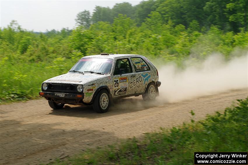 Mark Rokus / Mike Van Alphen VW GTI on SS2, Skunk Creek.