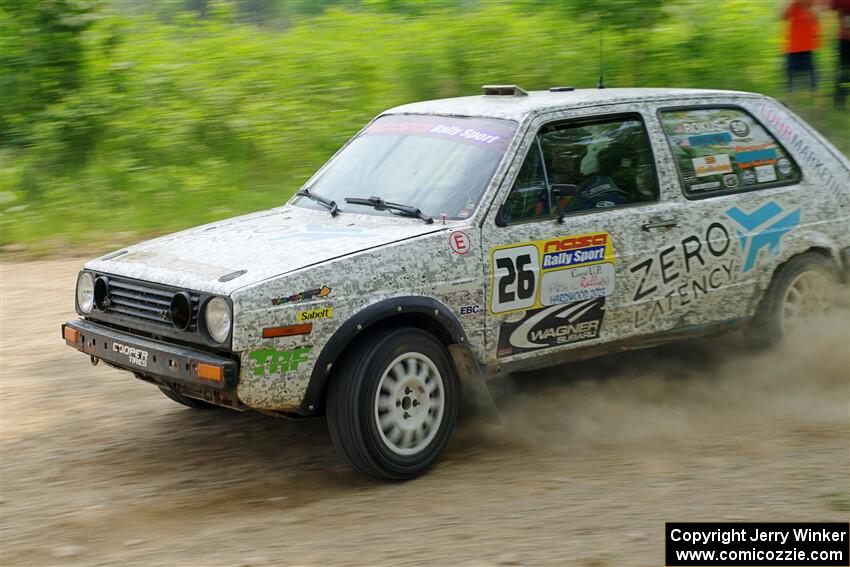 Mark Rokus / Mike Van Alphen VW GTI on SS2, Skunk Creek.